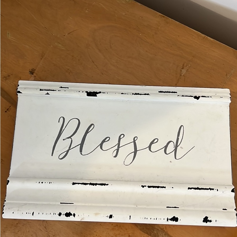 Blessed shelf decor